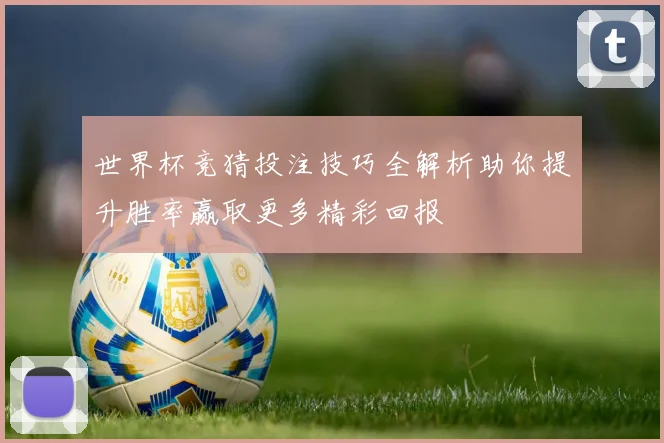 世界杯竞猜投注技巧全解析助你提升胜率赢取更多精彩回报